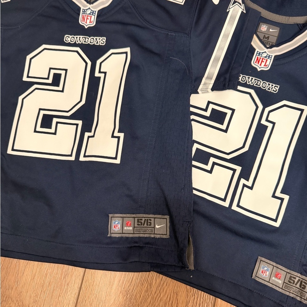 Nike Navy and White Cowboys Jerseys 
0149